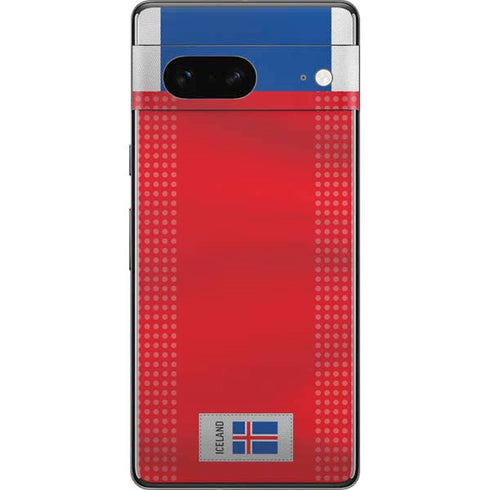 Iceland Soccer Flag Pixel Skins